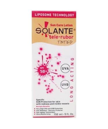 Solante Tinted Sunscreen - Tele-Rubor Comouflage Spf50 150 ml 7640144933555