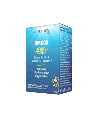 Reference Nutra Omega 1000 30 Softgel Capsules