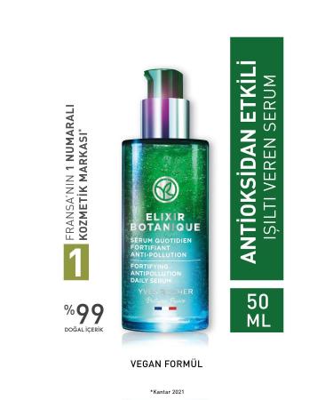 Yves Rocher Anti-Aging Herbal Antioxidant Care Elixir Botanique-serum-50 ml