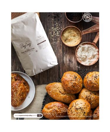 Organic Windy Valley Organic Whole Wheat Flour Ecocert Certified Local Product (2KG) - Buy Online on GoSupps.com