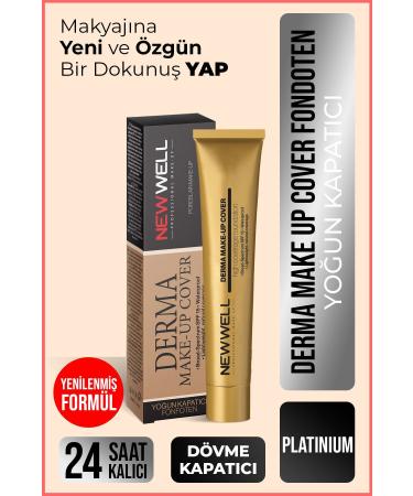 New Well Derma Make-up Cover Foundation - Platinum