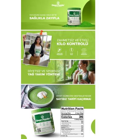 Green Powder Detox (Toxin Purifying and Energy Boosting Detox) - Buy Online on GoSupps.com