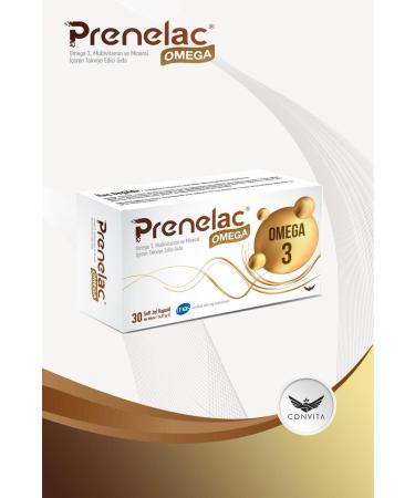 PRENELAC Omega 3 Food Supplement 30 Softgel Capsules