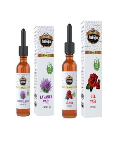 Zarifo lu Hydrolat Set Lavender Oil and Rose Oil Set of 2