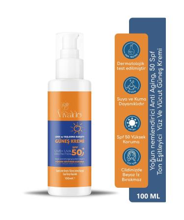 Vivaldo Face and Body Sun Cream 100 ml