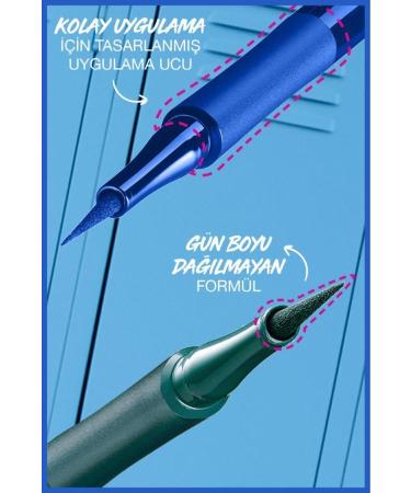 Maybelline New York Hyper Precise All Day Liquid Liner 720 Parrot Blue - Buy Online on GoSupps.com