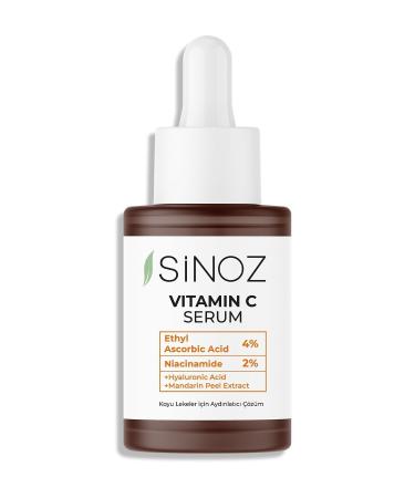 Sinoz Tone Equalizing Brightening Vitamin C 4% Niacinamide 2% Face Serum 30 ml For All Skin Types - Buy Online on GoSupps.com