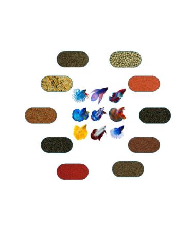 Betta Fish Food Package 50 Gr/piece (4 TYPES)
