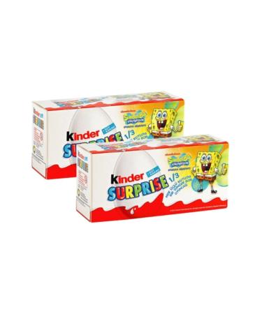 Kinder Surprise Egg 3 Pack 2*60 Gr 6 Pieces