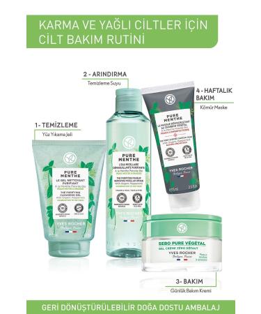 Yves Rocher Pure Menthe Prebiotic Micellar Water for Combination and Oily Skin - 200 ml - Buy Online on GoSupps.com