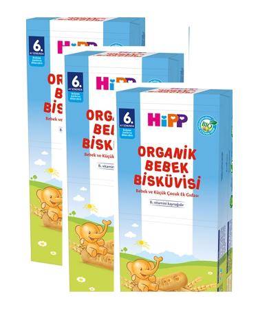 Hipp Baby Biscuits New 180gr * 3 Pieces