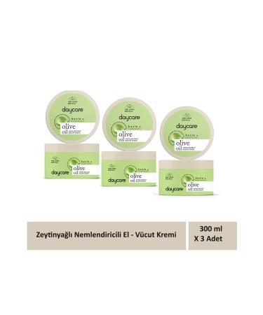 Daycare Olive Oil Moisturizing Hand and Body Care Cream 300 ml x 3 jars