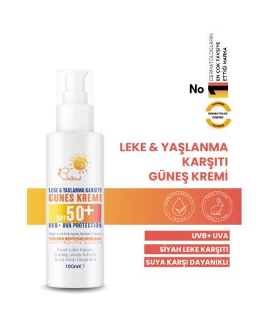 Baltonik Intensive Anti-Spot 50 Spf High Protection Tone Equalizer Brightener 100 ml Face and Body Sun Cream