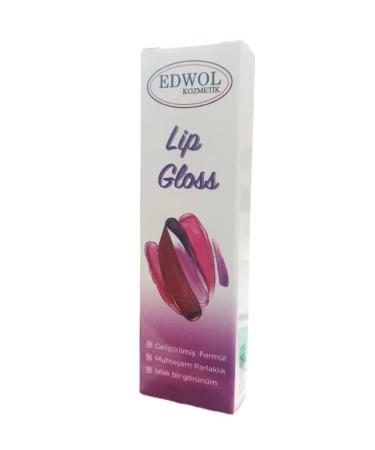 EDWOL Make Up Liquid Shining Plumping Glossy Lips Gloss Red Lipstick - Buy Online on GoSupps.com