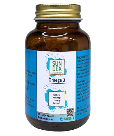 Sun Dex Family Health Since 2021 Omega 3 1200 mg 45 Softgel Capsules - Buy Online on GoSupps.com