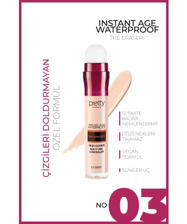 GXMPRO Concealer Instant Age Waterproof The Eraser Concealer - Multi-Purpose Concealer