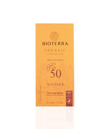 Bioterra Organic Sunscreen Stick 15 gr Sun Stick Spf50 - Buy Online on GoSupps.com