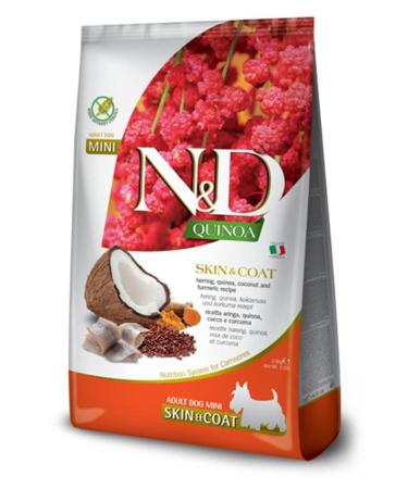 N & D Quinoa Skin Coat Herring Quinoa Coconut Small Breed Adult Dog Food 2.5kg