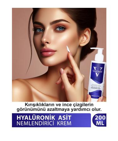 Vayomy Hyaluronic Acid Moisturizing Cream Care Cream 200ml - Buy Online on GoSupps.com
