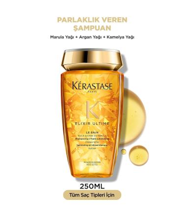 Kerastase 250 ml Elixir Ultime Le Bain Beauty Shampoo for All Hair Types CYT4787854541214587454