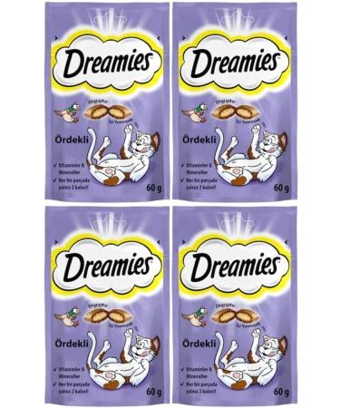 Dreamies Duck Cat Reward Food 60 Gr 4 Pieces