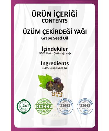 G k ek Grape Seed Oil (GRAPE SEED OIL) 250 Ml. - Buy Online on GoSupps.com