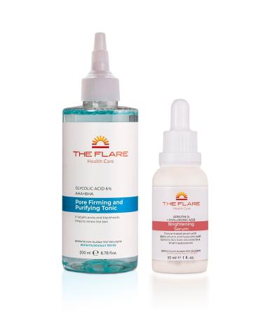 THE FLARE HEALTH CARE Anti-Spot Skin Tone Equalizing Skin Care Serum and Pore Tightening Toner