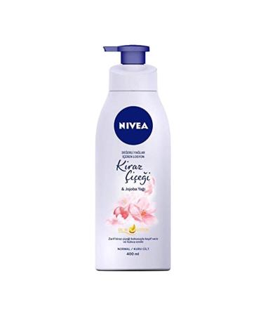 NIVEA Body Lotion with Precious Oils Cherry Blossom & Jojoba Oil For Normal/Dry Skin