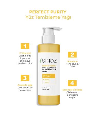 Sinoz Perfect Purity Facial Cleansing Oil 400 Ml - Buy Online on GoSupps.com