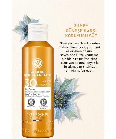 Yves Rocher Spf 30 Sun Protection Face & Body Lotion/solaire Peau Parfaite-150 ml - Buy Online on GoSupps.com
