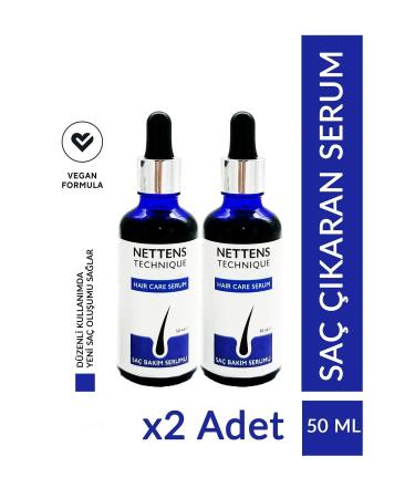 NETTENS Hair Growth Serum 2-Piece - Biotin Keratin Procapil Anti-Loss and Thickening Lotion 2 Pieces