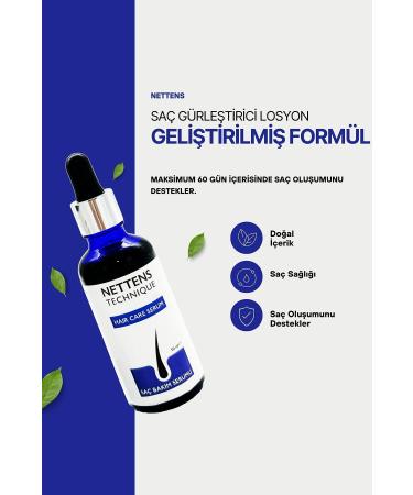 NETTENS Hair Growth Serum 2-Piece - Biotin Keratin Procapil Anti-Loss and Thickening Lotion 2 Pieces - Buy Online on GoSupps.com