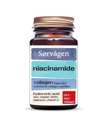 Sorvagen Niacinamide Collagen / Collagen Hyaluronic Acid Tablet - Buy Online on GoSupps.com