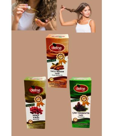 Defne Do a Hair Care Oil Set (PINE TURPENTINE INDIAN SWEET ALMOND OIL)