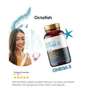 OCTOFISH Omega-3 Fish Oil Dha Epa Odorless 30 Capsules Brain Eye Swiss Raw Material - Buy Online on GoSupps.com
