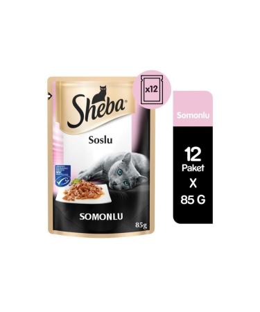 SHEBA Pouch Fresh Food with Salmon 85 Gr 12 Pieces