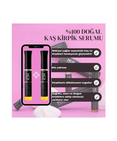 HCR BEAUTY BY HACER AV AR 2 Pieces Eyebrow-Eyelash Serum 0 Natural Eyebrow-Eyelash Care Oil 10 10 ml - Buy Online on GoSupps.com