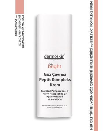 Dermoskin Silky Structure Revitalizing Dry Eye Area Be Bright Peptide Complex Cream 15 ml - Buy Online on GoSupps.com