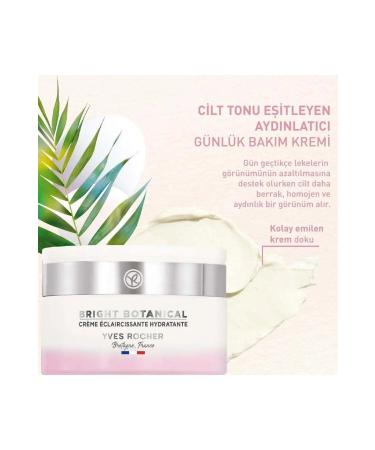 Yves Rocher Bright Botanical Anti-Blemish and Wrinkle Brightening and Tone-Equalizing Day/Night Cream 50 ml - Buy Online on GoSupps.com