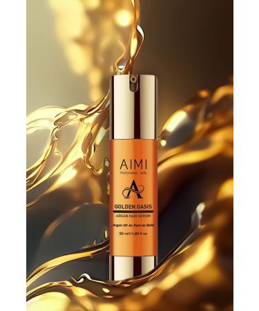 AIMI COSMETIC Golden Oasis Revitalizing and Shining Argan Hair Care Oil 50 ml - Buy Online on GoSupps.com