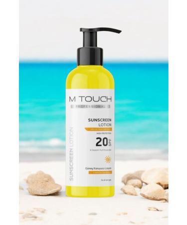 mtouch 0 natural M TOUCH SUN PROTECTIVE LOTION - 200 ML - 20 SPF