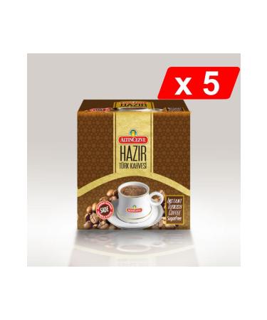 Alt ncezve Instant Turkish Coffee Plain (20 Pieces x 7 Gr) x 5 Packs