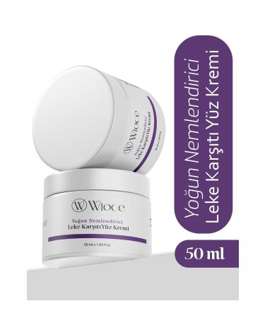 Wioce Skin Tone Equalizer and Intensive Moisturizing Face Cream 50 Ml (Hyaluronic Acid - Niacinamide)