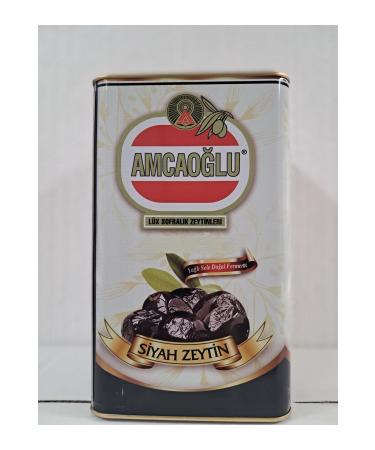 AMCAO LU OLIVE 5 Kg First Quality Luxury Natural Oily Black Olives