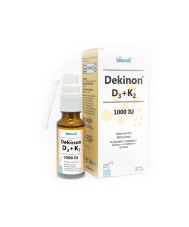 Biowell Decinone Vitamin D3 K2 Spray 20ml