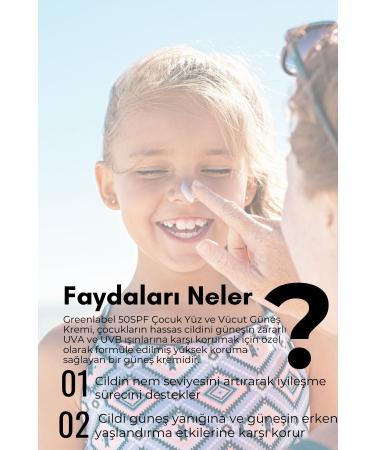 Green Label High Protection Kids Sun Spf 50 Mineral Based Sunscreen Cream for Children 100 ml - Buy Online on GoSupps.com