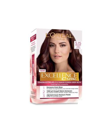 L'Oreal Paris Loreal Paris Excellence Creme Hair Dye - 5.15 Legendary Turkish Coffee