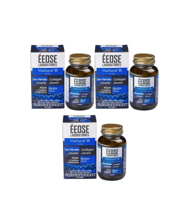 Eeose Vitanorsk H For Men(saw Palmetto& Collagen Keratin&MSM&cysteine&methionine&biotin)-3pcs