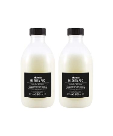 Davines Oi/oil Sulfate-Free Care Shampoo for All Hair Types 280 ml X 2 Pieces