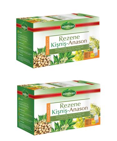 Mindivan 2 Pieces Fennel Coriander Anise Herbal Tea